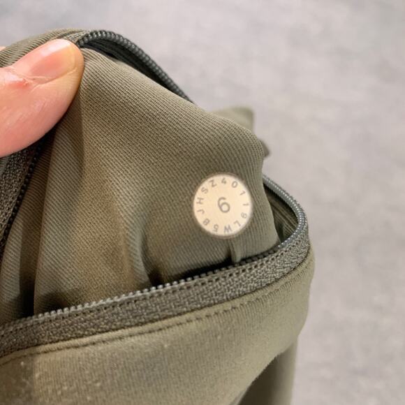 Lululemon Leggings Womens 6 Sage Speed Up Full On Luxtreme Wicking Stash Pockets - Picture 12 of 14